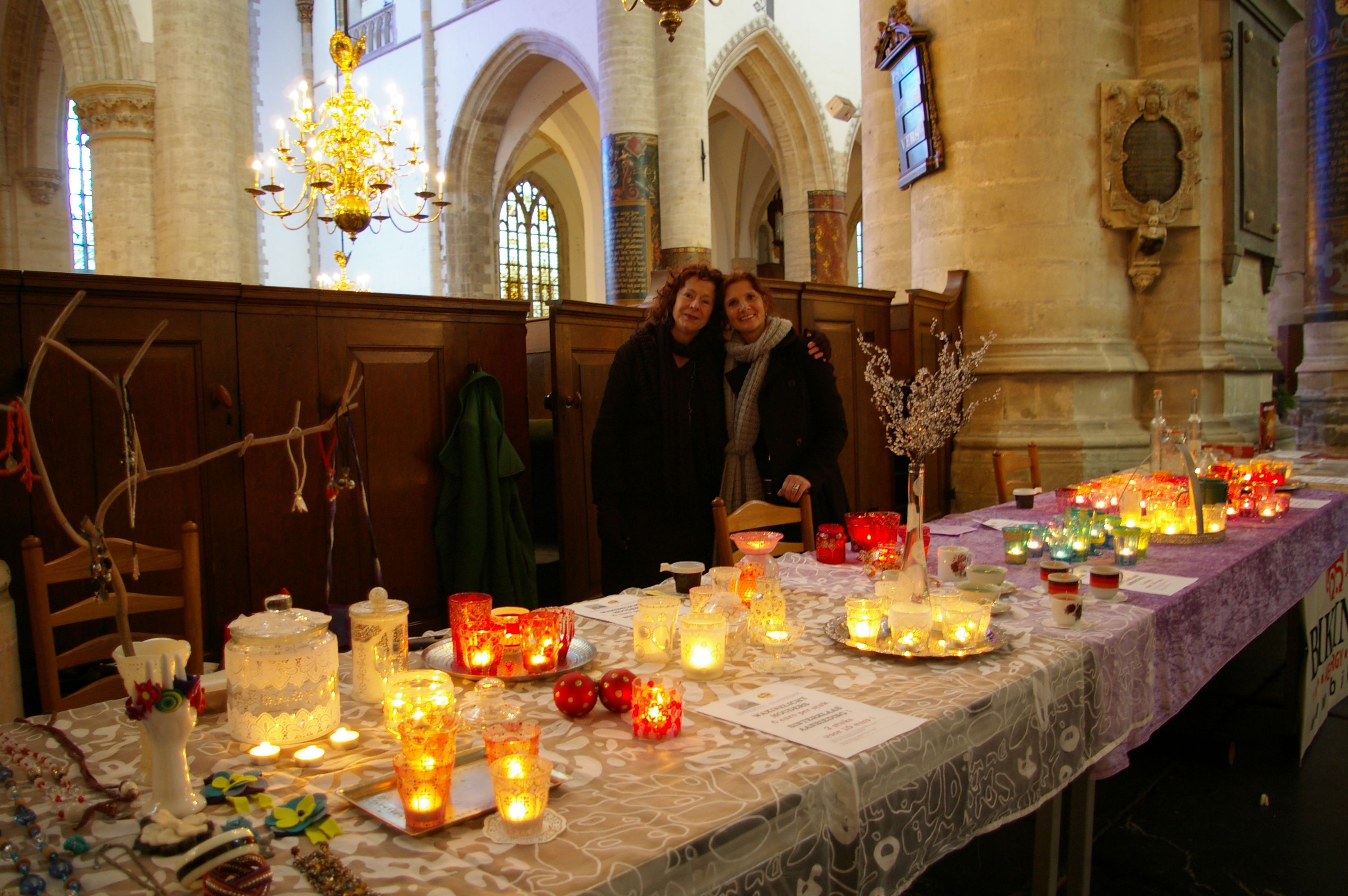 Marina en Edith, Grote Kerk Haarlem